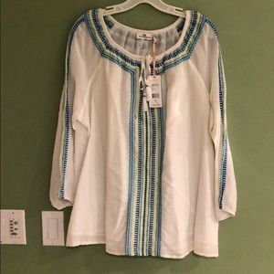 Vineyard Vines Top XL white w/embroidery